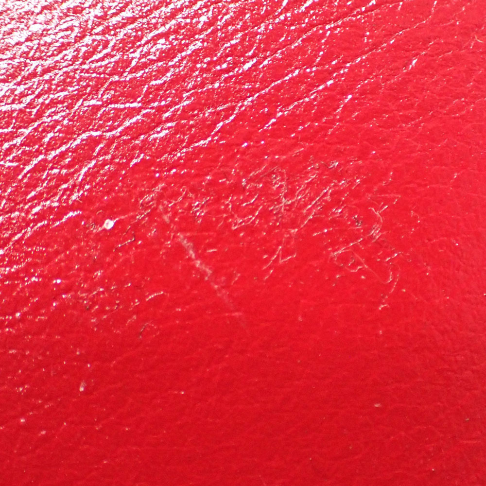 CHRISTIAN DIOR Red Leather Shoulder Bag - Picture 4 of 10